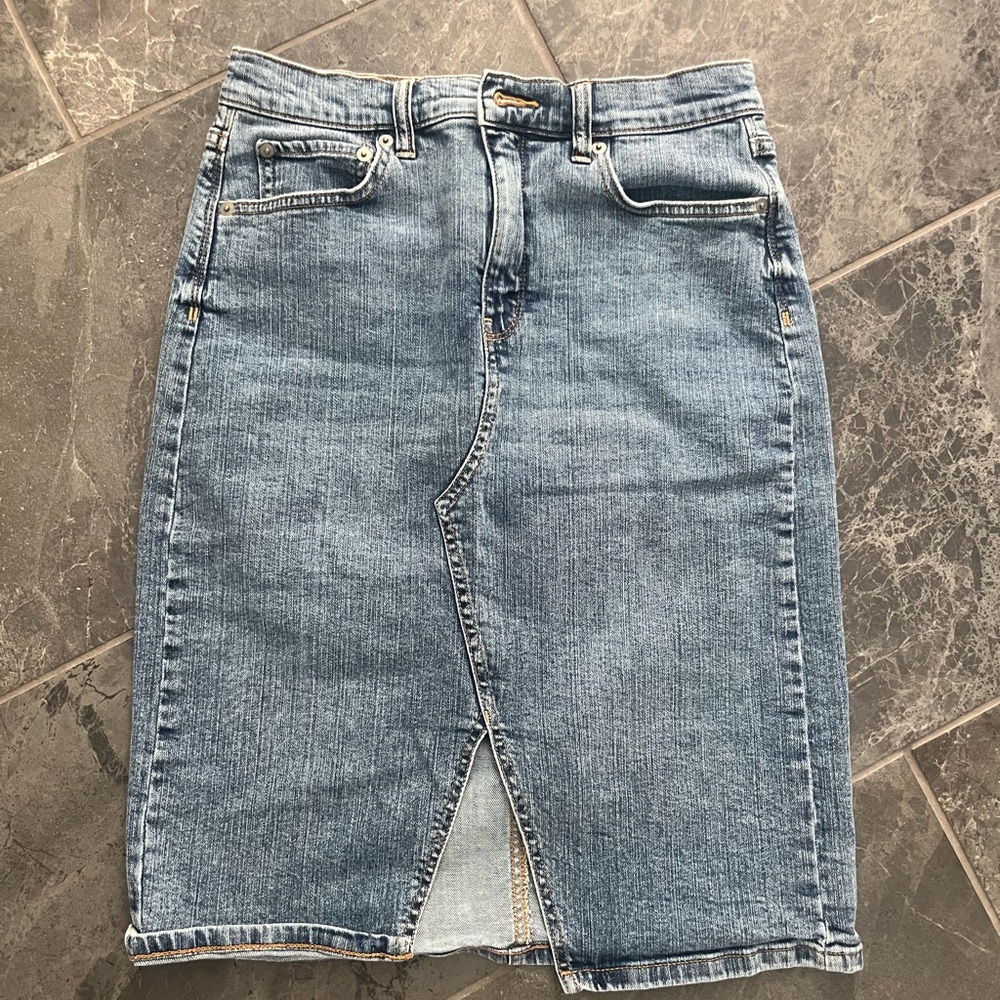Denim skirt from Banana Republic